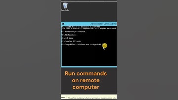 Run commands on remote computer #windows #windowsserver2016#techvideo