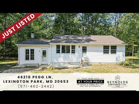 46210 Pegg Lane, Lexington Park, MD home video tour