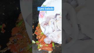 menu yang bikin aku nambah nasi cumi balado #food #cooking