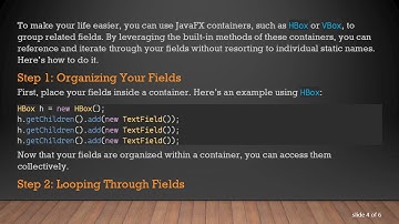 Simplifying Field Access in a JavaFX SceneBuilder App