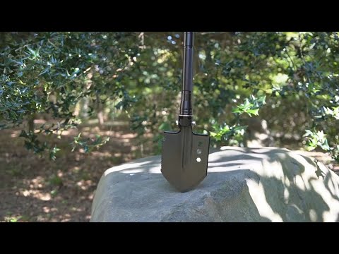ХИТ! Лопата Складная Многофункциональная VSP-3 Чёрная 19В1 Тактическая Туристическая Мультифункциональная, видео 1