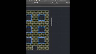 how to create windows on the elevations in autocad