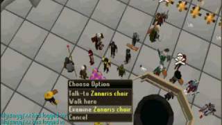 Runescape Glitch -  Zanaris Choir in G.E !!!!!! Must See!!