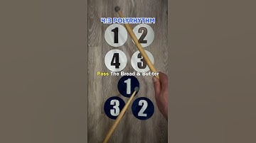 Learn To Play A 4:3 Polyrhythm #drums