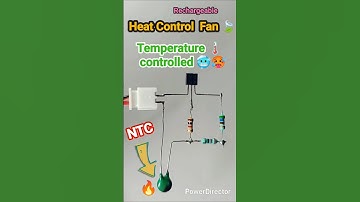 Automatic Temperature Controlled Fan ll NTC 5vFan for Heat Shrink #temperaturesensor #circuit #bc547