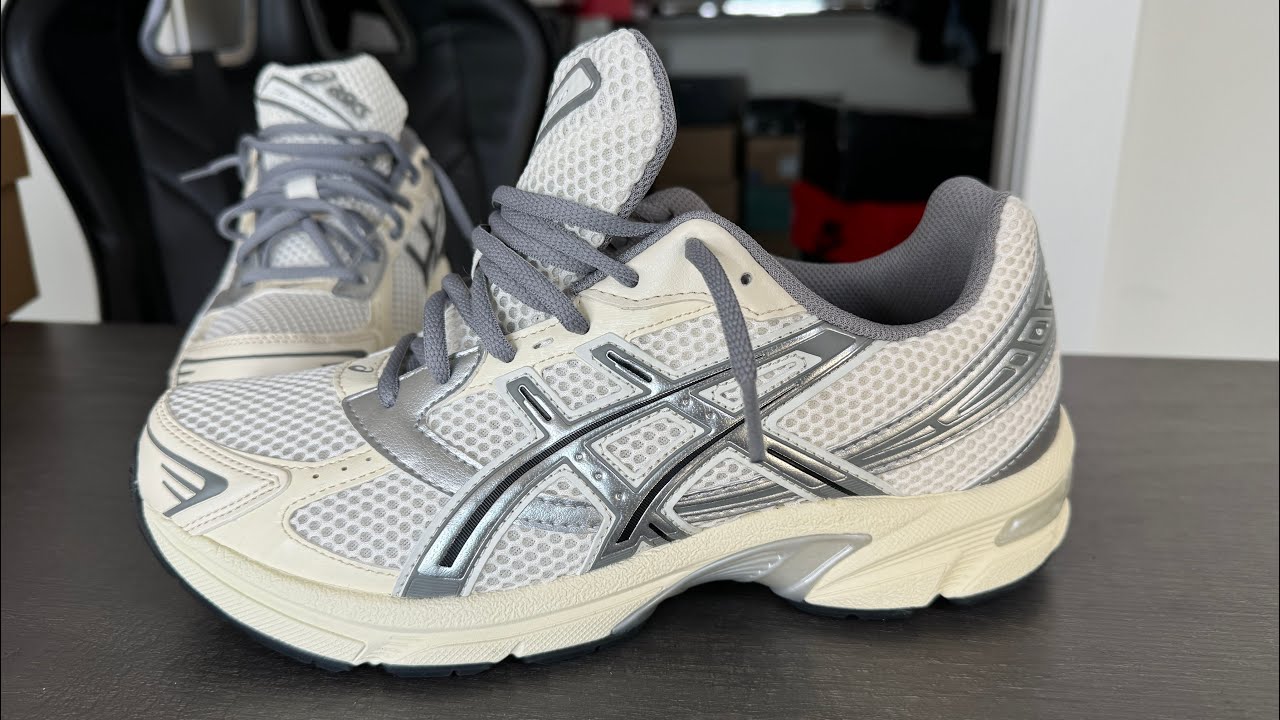 スニーカー (W) Asics Gel-1130 Cream Clay Grey Asics Gel 1130 Cream Clay Grey On Feet Review - YouTube