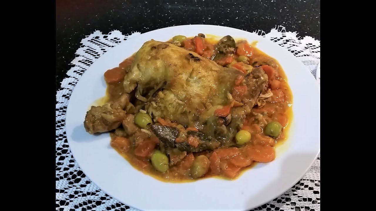 Tajine zitoune/ plat poulet et olives طاجين زيتون روعة بمذاق لا يقاوم