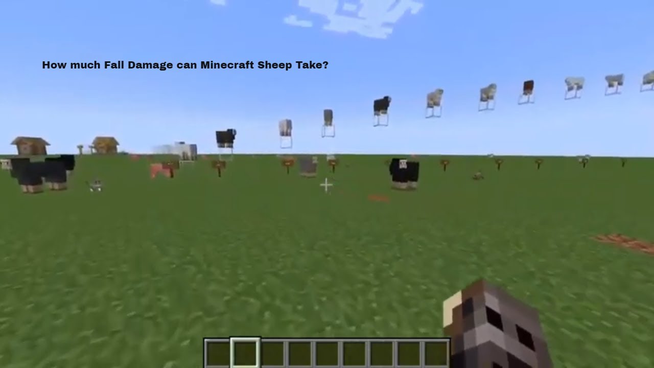 Fall Damage List Minecraft Java fall damage in Minecraft - YouTube