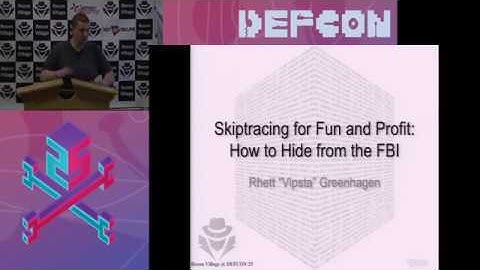 DEF CON 25 Recon Village - Rhett Greenhagen - Skip Tracing For Fun and Profit