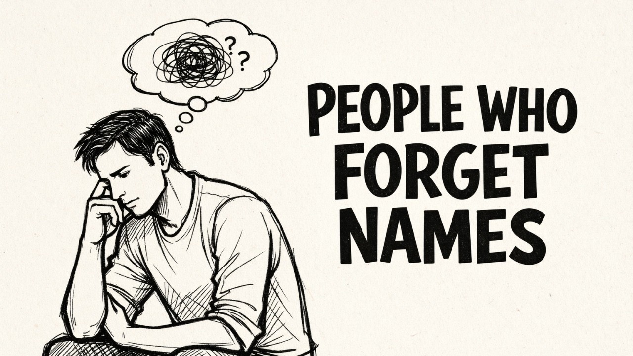 Why Some People Always Forget Names (Psychology Explains Why)
