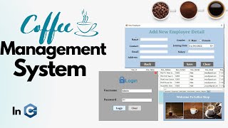 Coffee Management System In C# | C# Full Project Tutorial(Coffee Management System)With source code Update