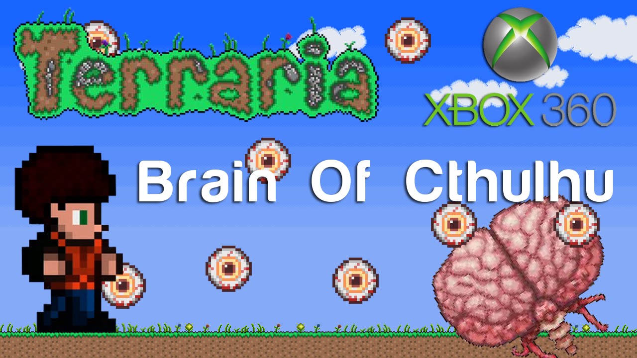 Terraria Xbox - Brain of Cthulhu [91] - YouTube