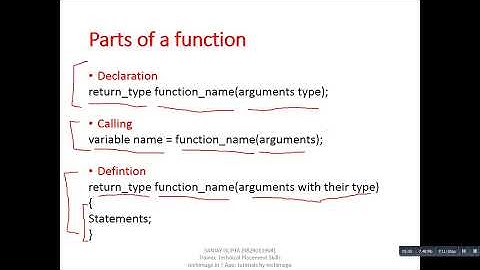 32 Functions - Learn Easy C Programming Language Tutorials by Sanjay Gupta in English