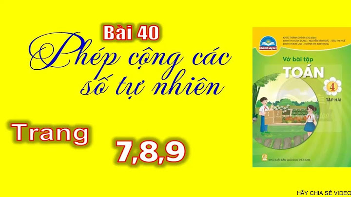 Vở bài tập toán lớp 4 trang 8 tập 2 năm 2024