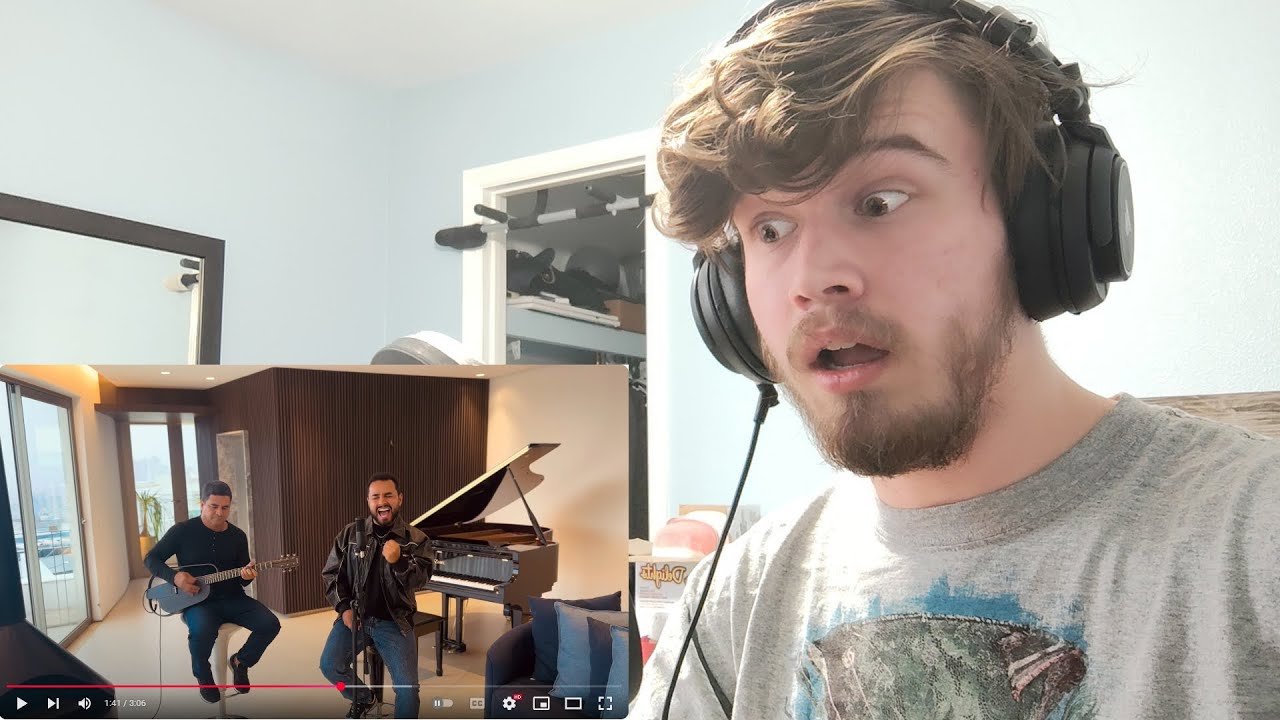 REACTING to Vision of Love - Gabriel Henrique (Acoustic Cover) | 