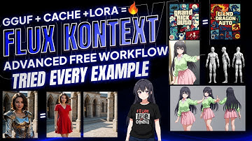 FLUX.1 Kontext ComfyUI Workflow: Low VRAM Setup with Cache, 8-Step LoRA & GGUF – Tried Every Example