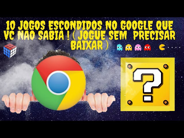 Está entediado? Conheça jogos online escondidos pelo Google