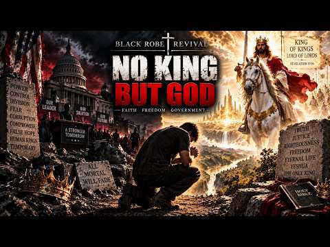 NO KING BUT GOD | Black Robe Revival Wounded | No Political Savior artwork