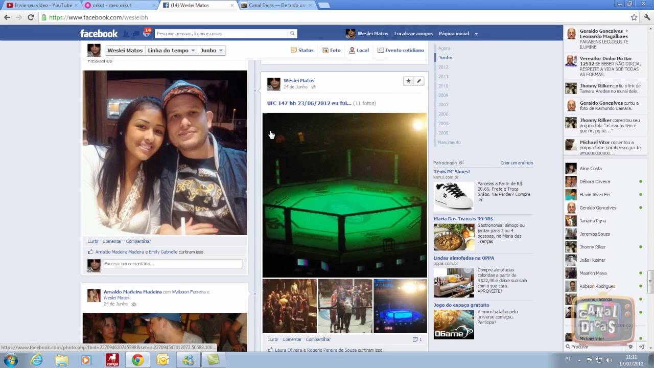 Conhecendo o facebook - Dica para usuários iniciantes na rede social! - Dica 01