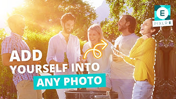 How to add yourself into any photo with Pixlr E