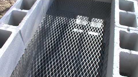 Cinder block smoker Pt. I
