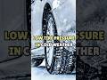 Low Tire Pressure Tips for Cold Weather #TirePressureTips
