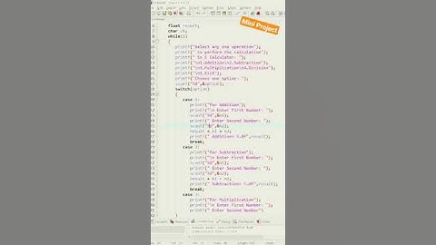 Calculator Project in C | @codingexplorer9465