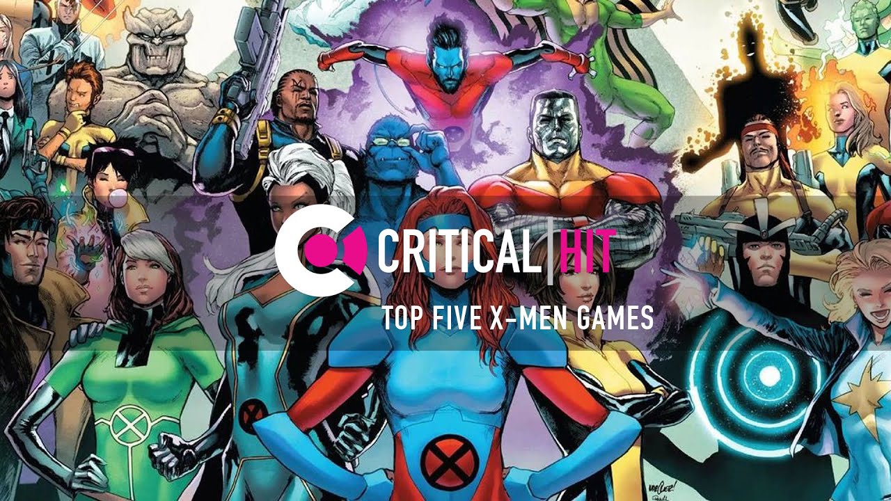 Top Five X-Men Video Games gaming logo