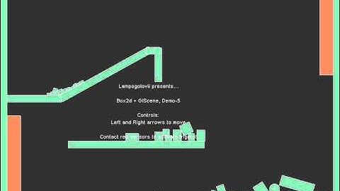 GlScene + Box2d, TestCar - 3