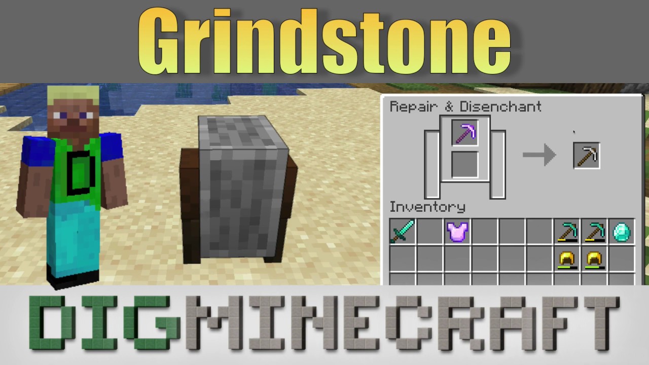 Grindstone In Minecraft Youtube