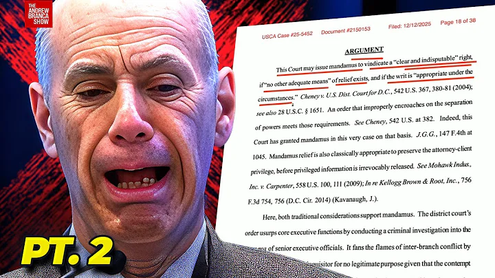 Boasberg’s Power Grab COLLAPSES Under Basic Law! PART 2