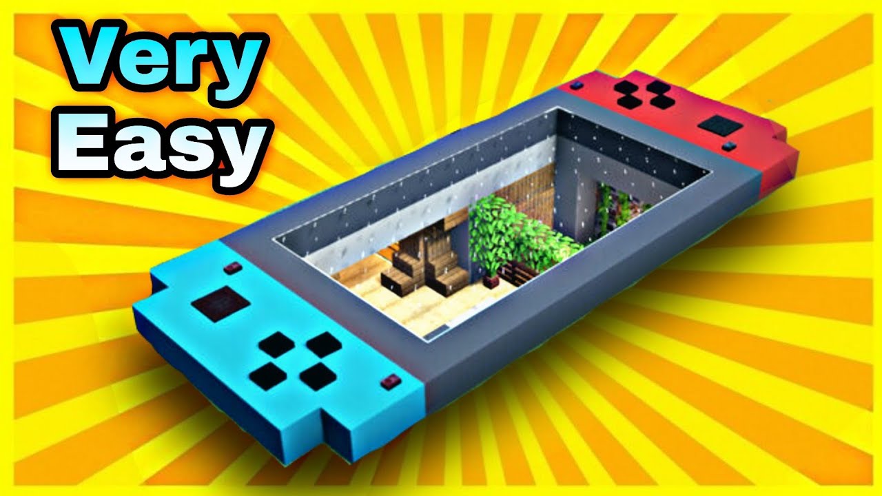 How to make a Nintendo Switch House in Minecraft YouTube