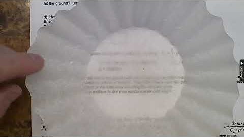 Terminal Velocity Lab Video Notes