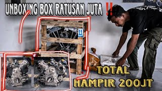 UNBOXING box ratusan juta || Dapet paket mesin shovelhead dan vanguart ‼#shovelheadchopper #vanguar