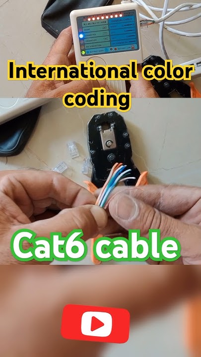 International color coding // cctv cable color coding // cat6 Cable ...