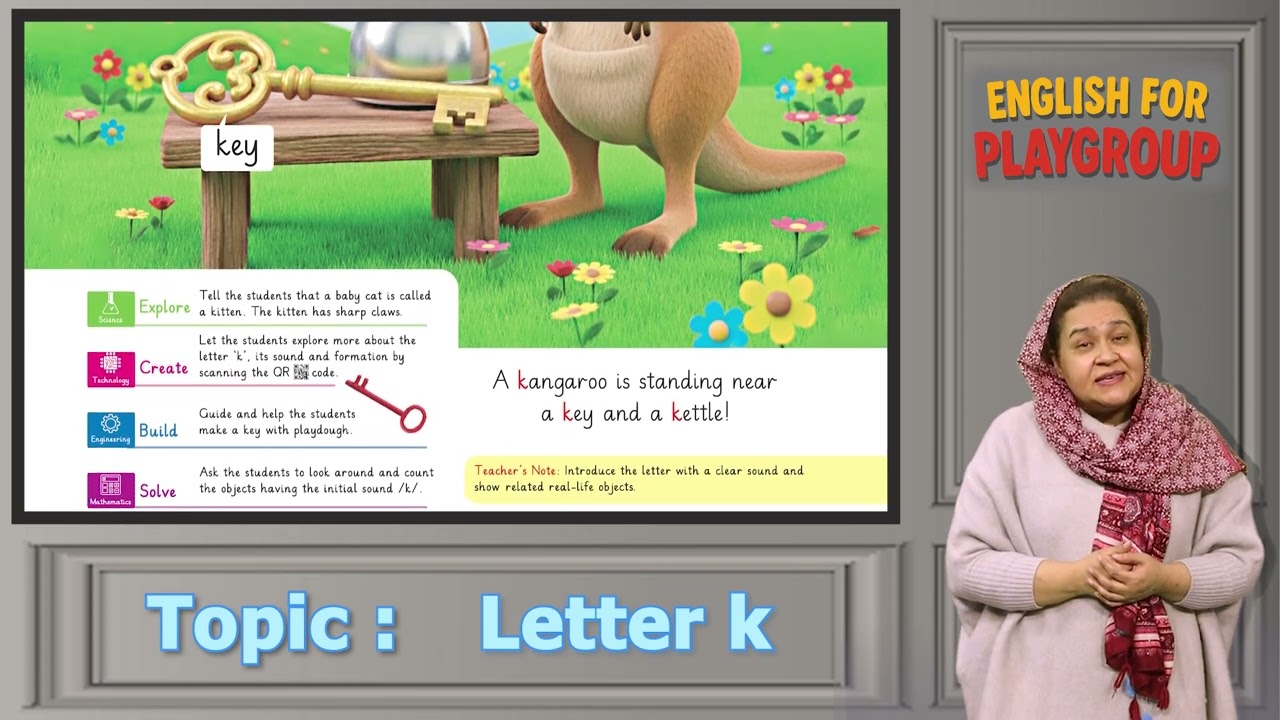 English for Kids 3+ | Letter K Parent Guide | Phonics & Writing Practice