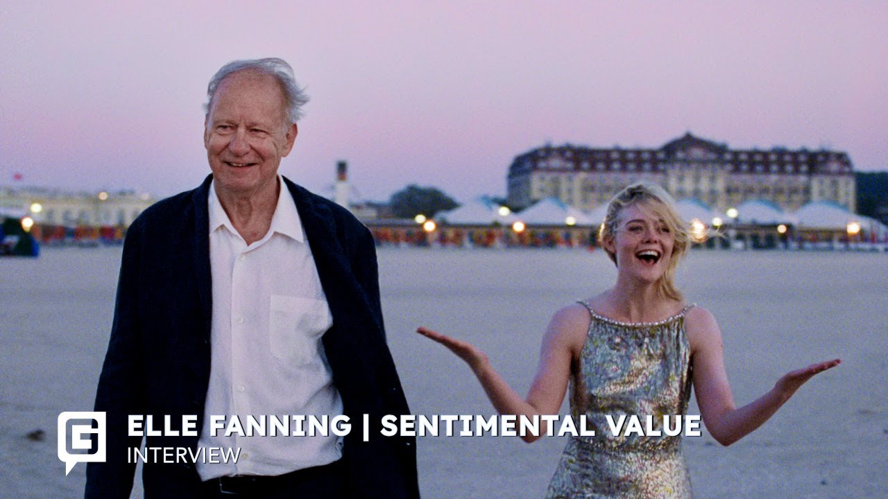Elle Fanning on playing Rachel in Sentimental Value alongside Stellan Skarsgård | Interview