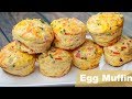 Easy Egg Muffin | Vegetable Omelette Muffin Recipe | Easy Breakfast Recipe | Snacks Recipe | Toasted