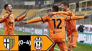 Serieahighlights Parma Vs Juventus 0-420-12-2020 Cristiano Ronaldo With The Brace