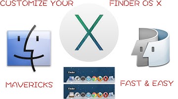 How To Customize OS X Mavericks Finder
