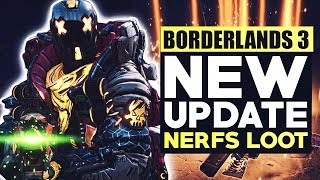 Borderlands 3 NEW UPDATE From Gearbox - Legendary Drops Nerfed, Balance Changes, Bugfixes + More!