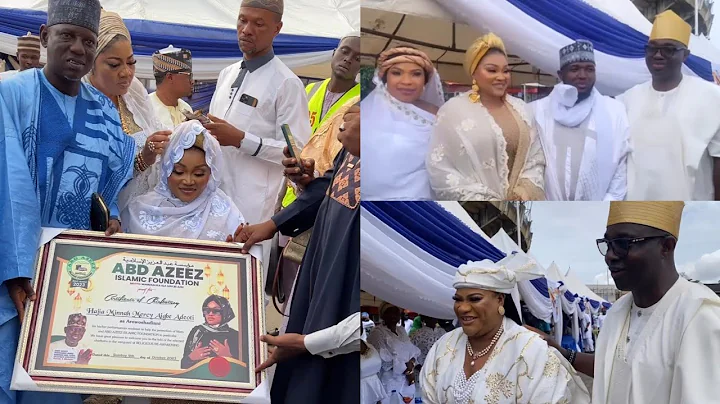 ACTRESSES, LAIDE BAKARE, NKECHI BLESSING HONOUR MERCY AIGBE AS SHE BAGS ISLAMIC CHIEFTAINCY TITLE