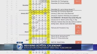 No heat-related changes in DOE's proposed 2016-17 school calendar