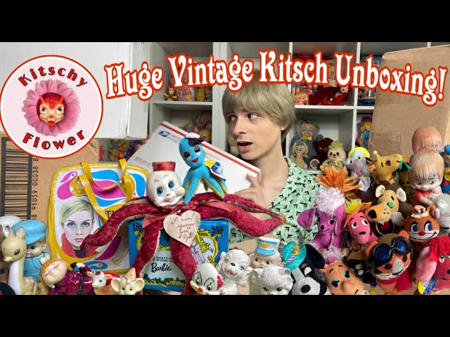 ビンテージドール　ラシュトン　オクトパス　タコ　たこ　レトロ　キッチュ Huge Vintage Unboxing! Holy Grail Rushton Octopus! Plus lots of