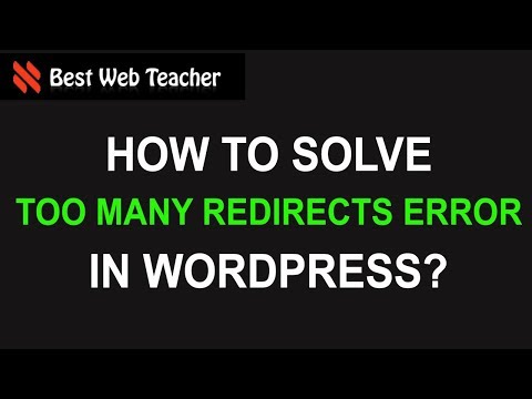 Too Many Redirects