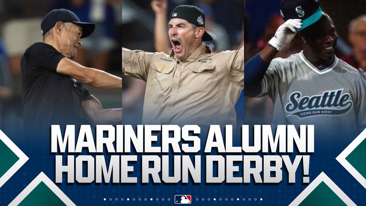 Ichiro Suzuki & MORE Mariners legends face off in their FIRST-EVER Alumni Home Run Derby! 💪💥