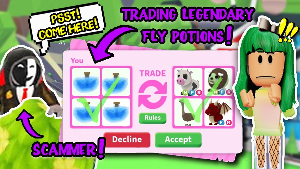 How to watch and stream I Traded FLY PET POTIONS ONLY In Adopt Me