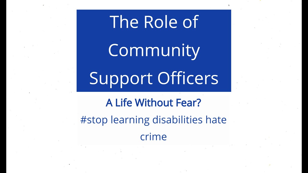 The Role of Community Support Officers
