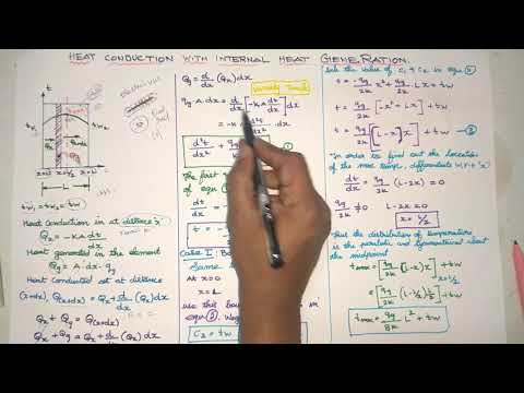 Video 11 | Heat conduction with internal heat generation|Heat and Mass transfer|unit 1|Tamil |TRB