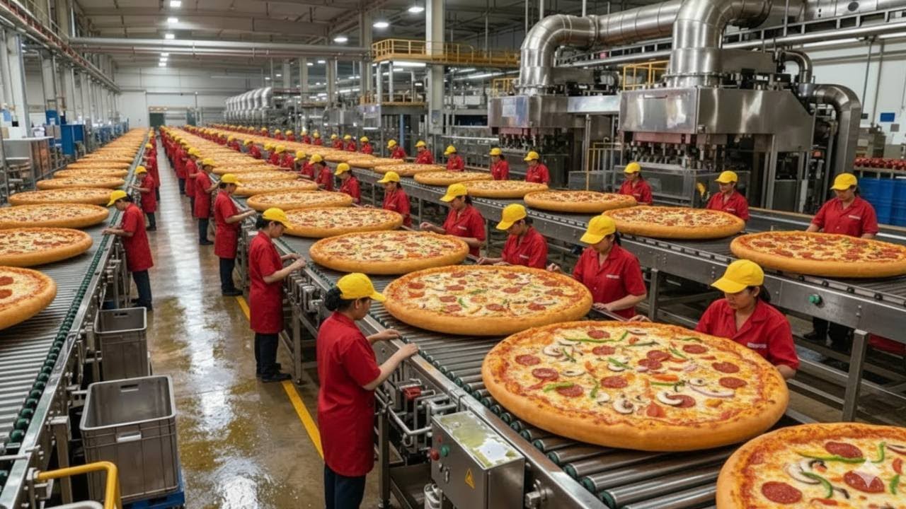 Inside the Neapolitan Pizza Factory – Full Process How Premium Pizzas Are Made